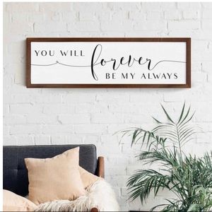 Wood Framed Signboard